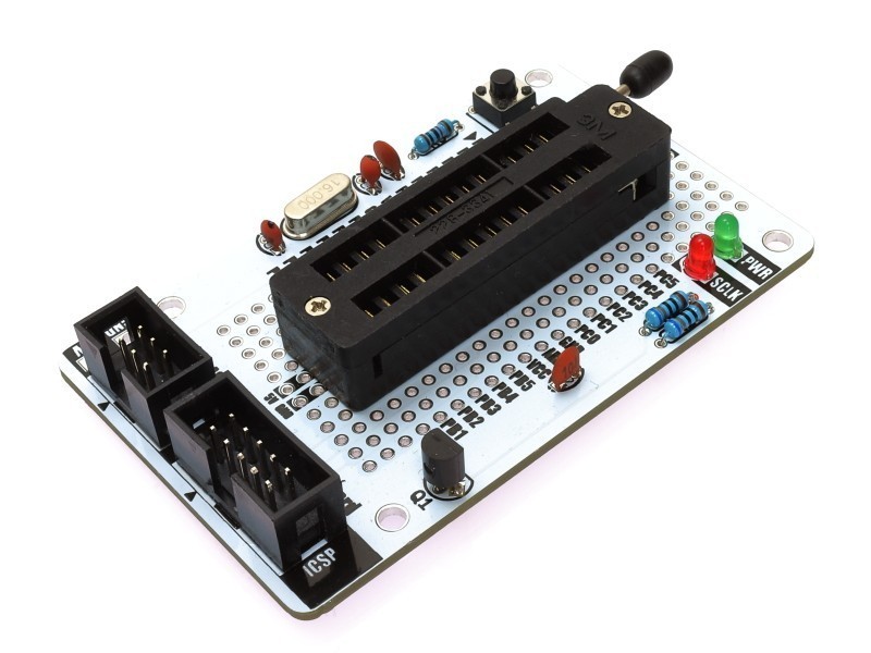 ZIF programming option (components require soldering)
