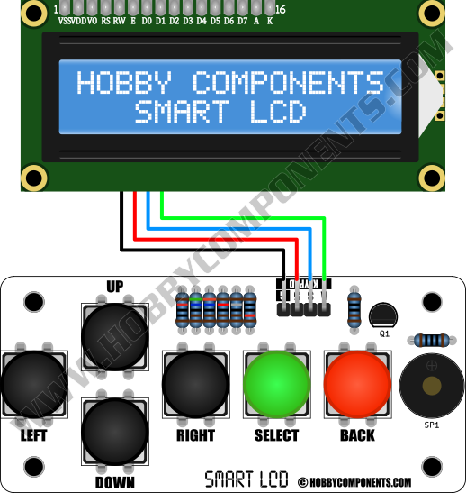 Hobby Components SmartLCD Keypad Kit