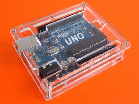 Low profile Perspex Case For Arduino Uno