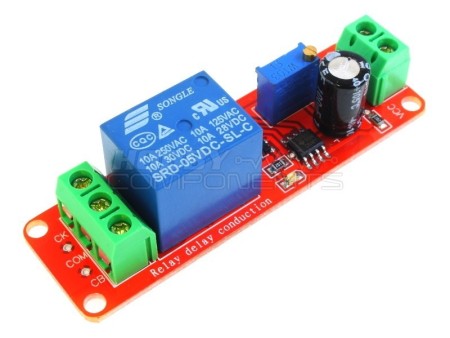 6V Adjustable 0 to 2 Second Delay Relay Module