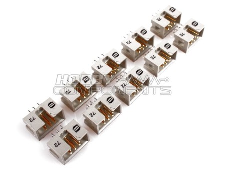 6 way IDC Polatised Header / Connector MALE PCB