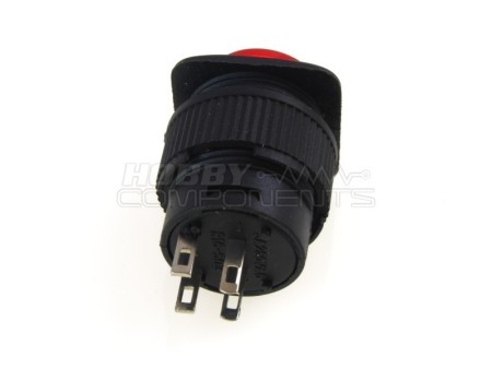 R16-504BD 16mm Push Button Switch (Red)