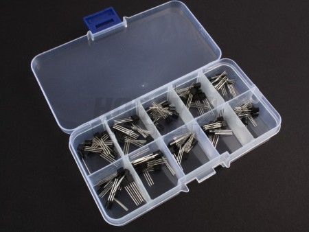170 Transistor Assortment Kit in Plastic Case