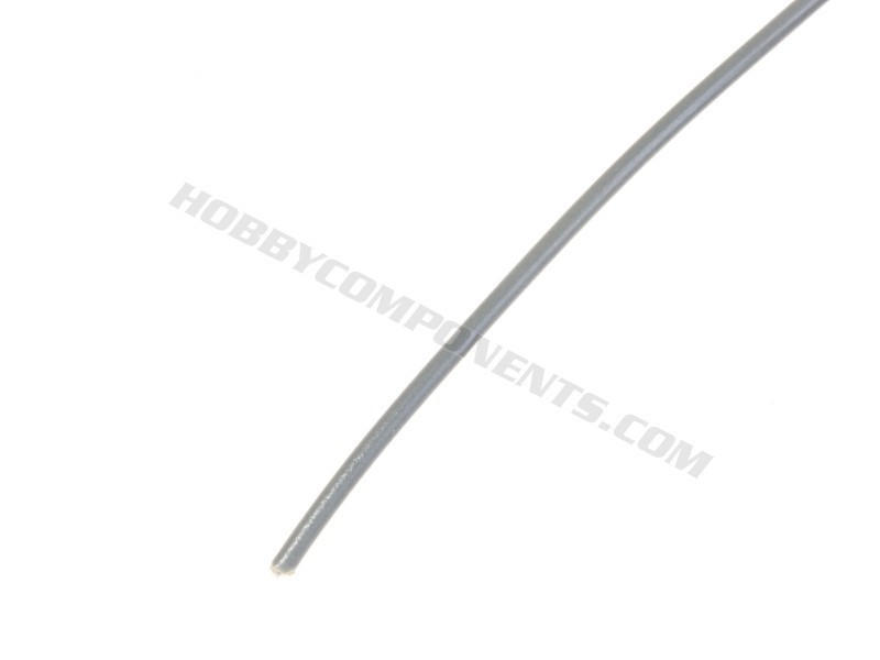 GW010320 Grey 1/0.6 Wire – Per Metre