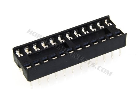 0.3 Inch DIL IC Socket 24 Pin