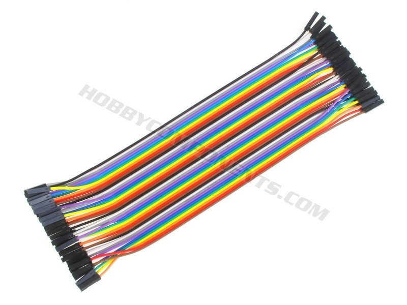 20cm Solderless Female to Female DuPont Jumper Breadboard Wires (40-Cable Pack)