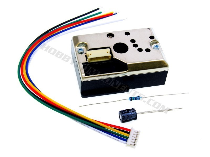 GP2Y1014AU Optisches Staubsensor Moudle Kit für Luftqualität mit Kabel für 