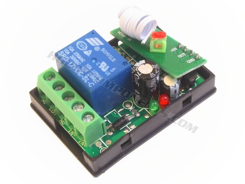 315MHz remote controlled relay with remote