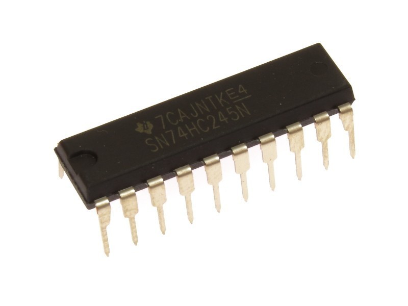 4X SN74HCT245N IC 8 THT Texas I Digital 3-State,Bus transceiver,octal Channels