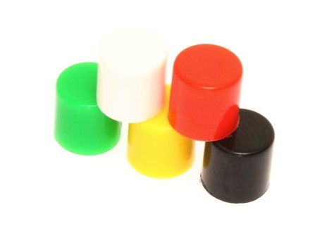 6mm Tactile Push Button Switch Cap (Various Colours Available)