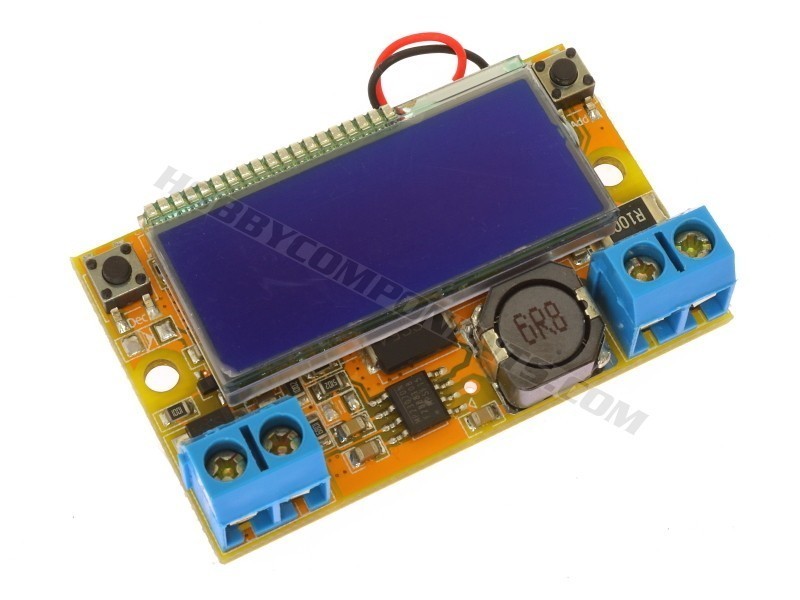 DC-DC 2A Step Down Module With LCD & Case