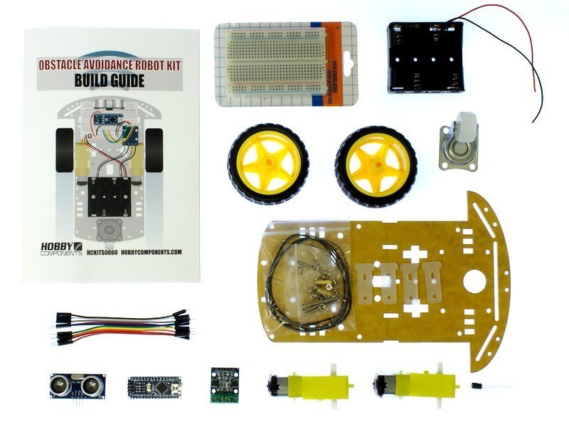 GSK-1110 AVR Obstacle AVOIDING Robot Development Boards & Kits