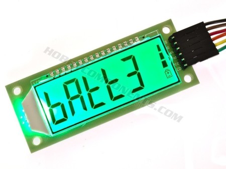 HT1621 6 Digit 7 Segment LCD Module (cable & Uno not included)