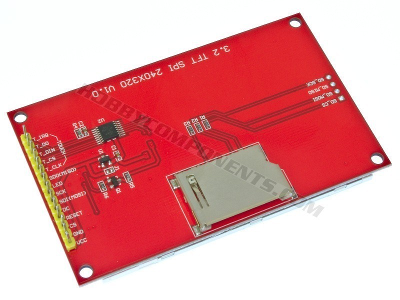3.2 inch Colour TFT Module with Resistive Touch (cable not included)