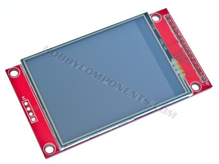 2.4 inch Colour TFT Module with Resistive Touch (cable not included)