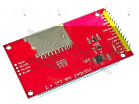 2.4 inch Colour TFT Module with Resistive Touch (cable not included)