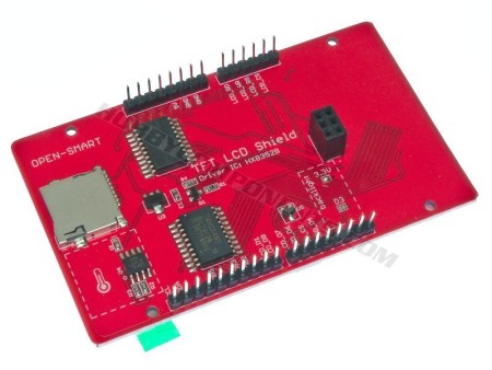 3.2 inch Colour TFT Arduino Compatible Shield with Resistive Touch (Uno not included)