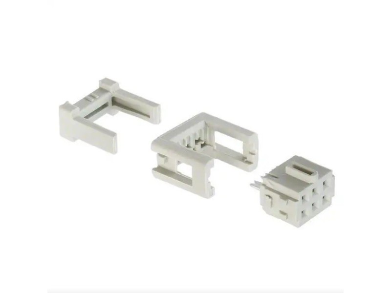 6 WAY IDC FEMALE CONNECTOR WITH STRAIN RELIEFE