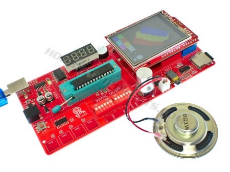 Multifunction Uno Development Board Shown here with TFT LCD (HCMODU0133). Sold separately.