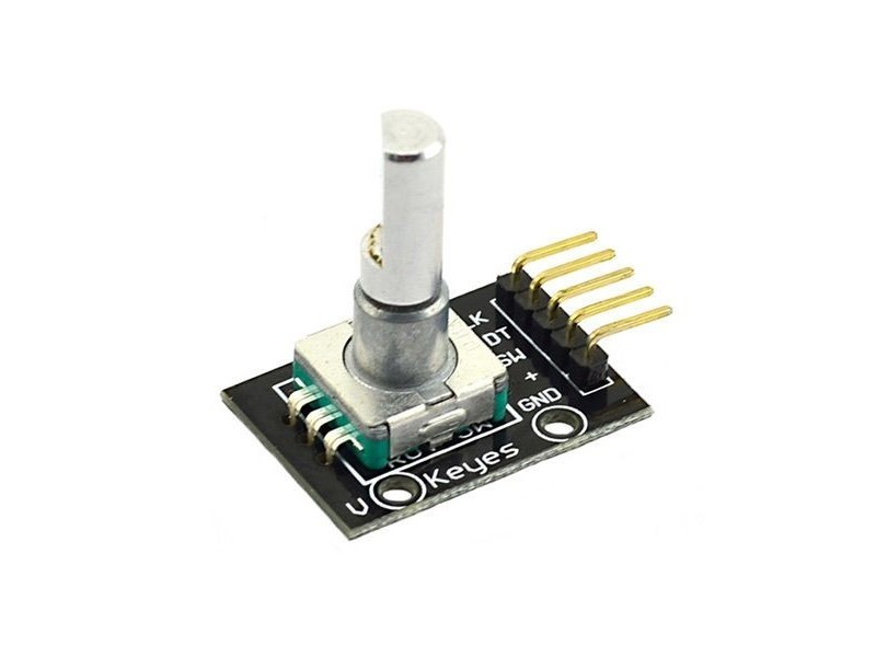 2x Sensor Rotierend Encoder Mit Achse Drucktaste KY-040 Rotary Encoder Gewinde 
