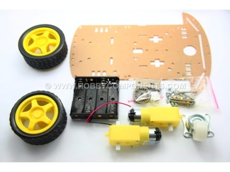 Smart Robot Car Chassis Kit with Speed Encoder and Battery Box