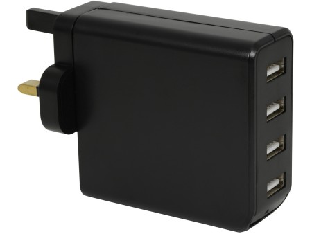 4 Port USB Mains Charger 4.8A