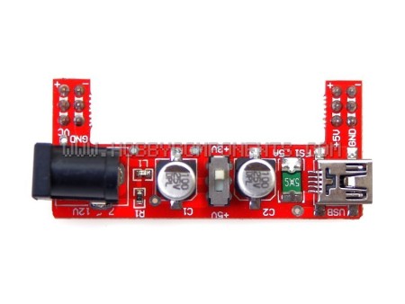 "Red Wings" 3.3V / 5V Power Supply Module for MB102 Breadboard